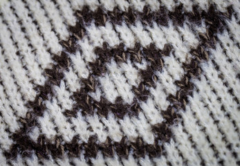 geometric pattern sweater