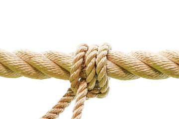 Rope isolated on white background