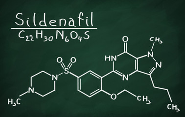 Structural model of Sildenafil