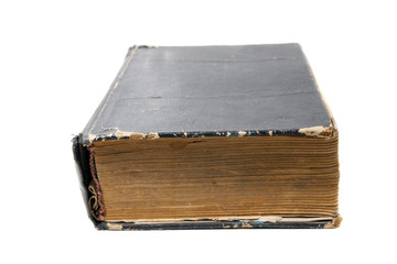old book on a white background