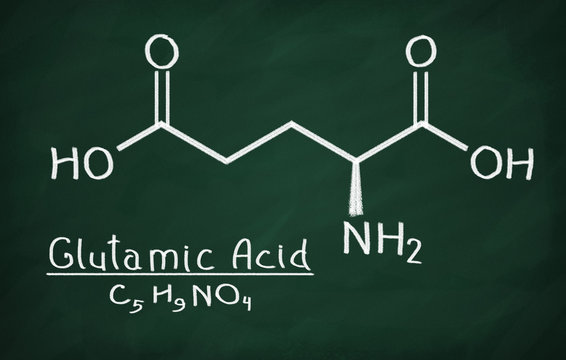 Structural model of Glutamic Acid