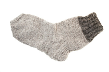 wool socks, isolated