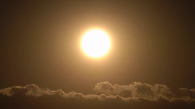 4K・日没の太陽_3-817