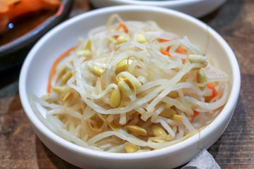 Korean cuisine, boiled bean sprout