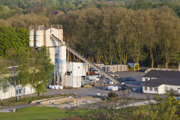 Obraz premium Concrete Factory In Duisburg, Germany