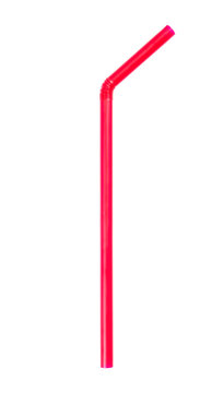It is Red pink straw isolated on white.Straw isolated on white b