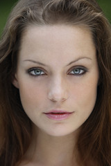 Fototapeta premium Close up of beautiful woman.