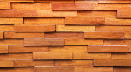 Layers of Rectangle brown wood block