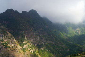 Fototapeta na wymiar Madeira island mountain