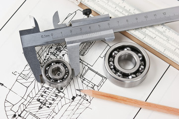 mechanical scheme and  bearing