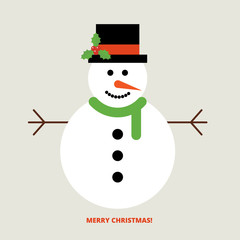 Snowman greeting card