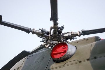 Fototapeta na wymiar Helicopter screw