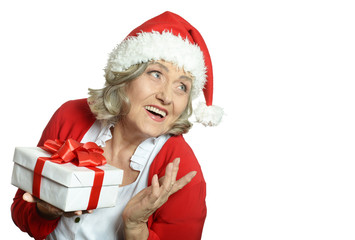  woman in Santa Claus