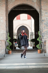 Girl in Ferrara center