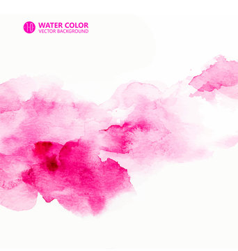 Vector watercolor painting background.