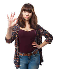 woman doing allright