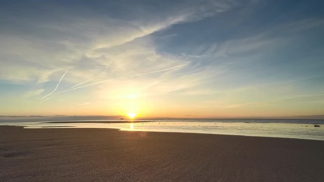Zeitraffervideo Sonneuntergang auf Sylt I
