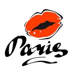 paris lips letters