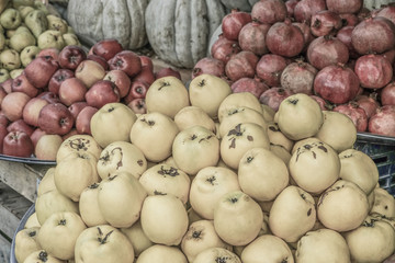 Fresh fruits at grocery