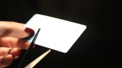 Credit card cut