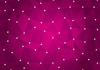 Abstract Pink Triangle Geometrical Background