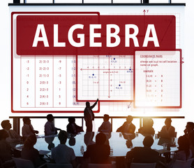 Algebra Mathematics Calculation Chart Concept