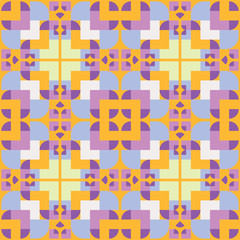 Obraz premium Abstract geometric seamless pattern ornament. Vector.