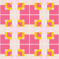 Abstract geometric seamless pattern ornament. Vector.