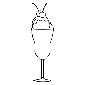 ice cream icon image vector illustration design 