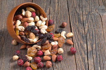 Nuts and dried fruit