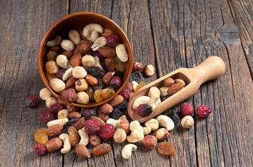 Nuts and dried fruit