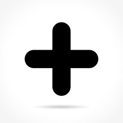 Obraz premium plus sign icon