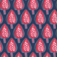 Seamless watercolor pattern: India