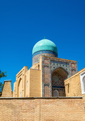Fototapeta na wymiar Shah-i-Zinda, a muslim necropolis in Samarkand - Uzbekistan