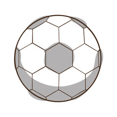 Fototapeta premium football soccer ball icon image vector illustration design 