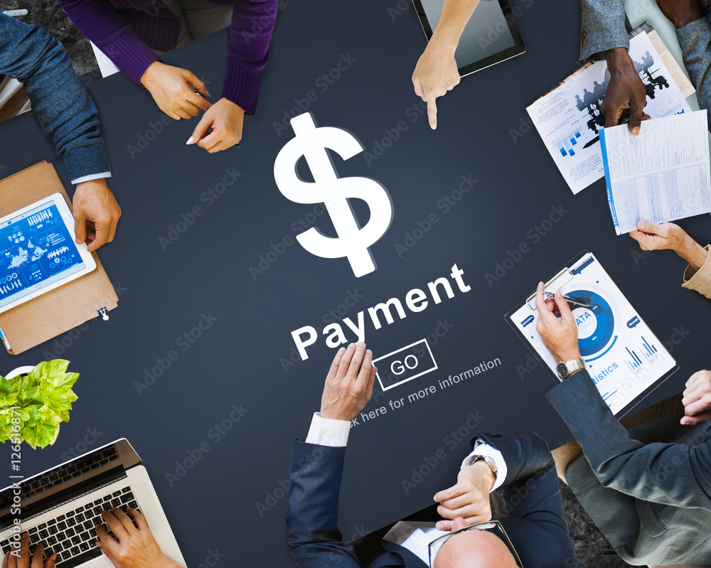 Canvas Prints payment liability money finance banking concept - Canvas Prints