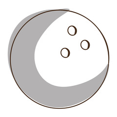bowling ball icon image vector illustration design 