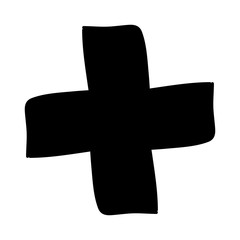 medical cross icon image vector illustration design 