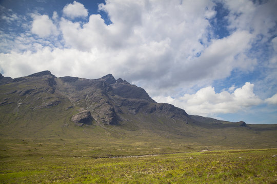 Blick auf die Cullin Berge, Isle of Skye, Schottland