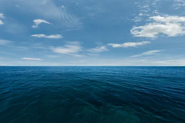 Küchenrückwand glas motiv Meer / Ozean Blaues Meer und perfekter Himmel