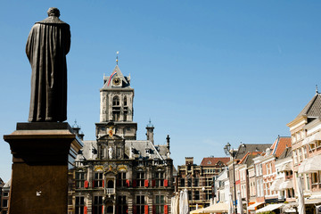 Hugo de Groot Monument - Delft - Netherlands