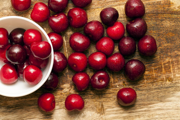 red ripe cherry