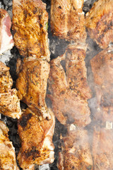 skewers of pork