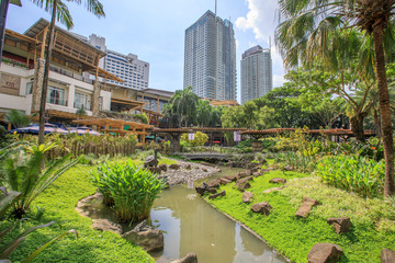 Greenbelt Shopping Mall at Makati in Metro Manila, Philippines