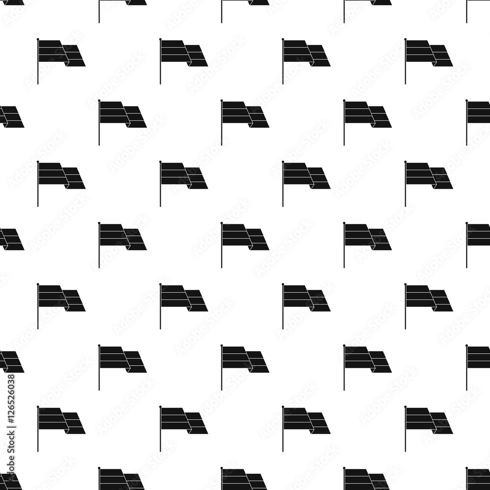 Poster Flag pattern. Simple illustration of flag vector pattern for web