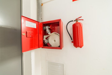fire extinguisher and fire hydrant