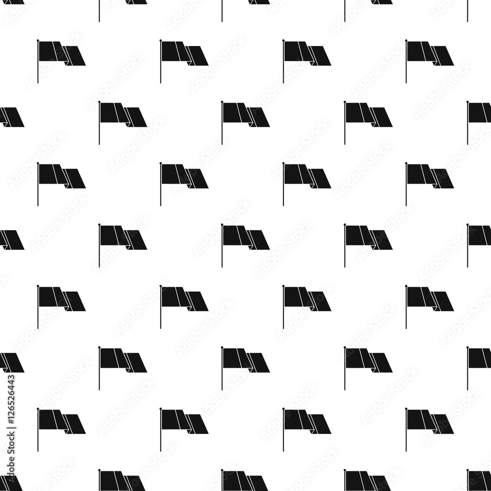 Poster Flag pattern. Simple illustration of flag vector pattern for web