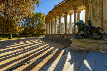 historic monument of Retiro park,Madrid