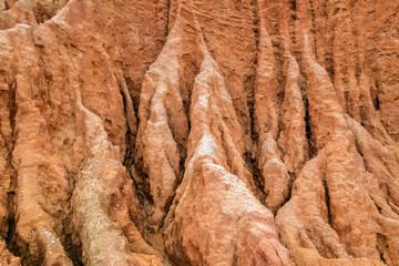 Red earth wall