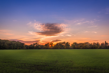 Obraz premium Early autumn in Slovakia